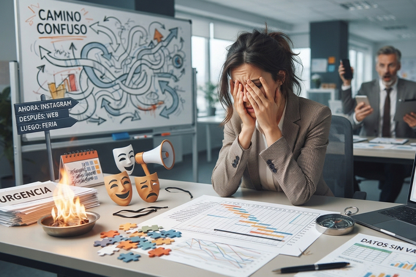 Siete señales de que tu empresa hace marketing sin una estrategia clara